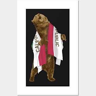 California Bear Dark Posters and Art